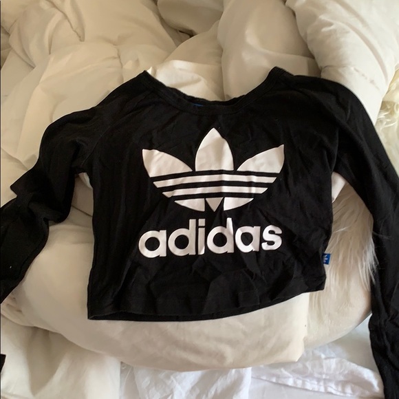 Adidas long sleeve crop top - Picture 2 of 3